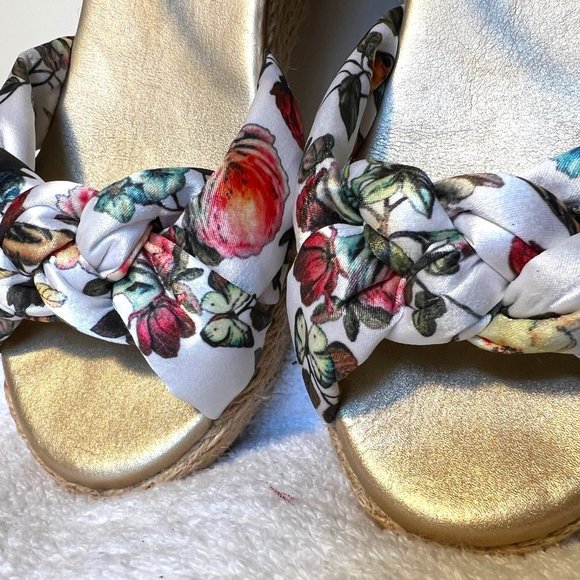 Brujilda Handmde Leather/Espadilas/Sandals-Columbia-Sz 39 (US 8) Spring-Gold - Picture 8 of 15